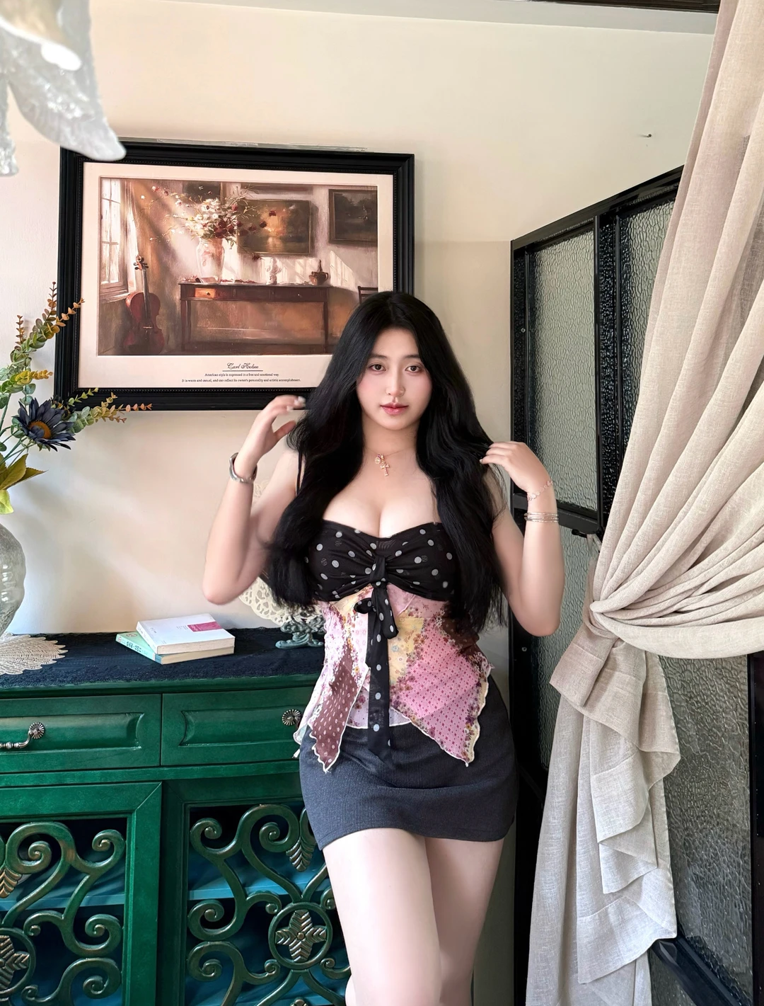 以后你湿湿的头发和眼角都由姐姐来擦