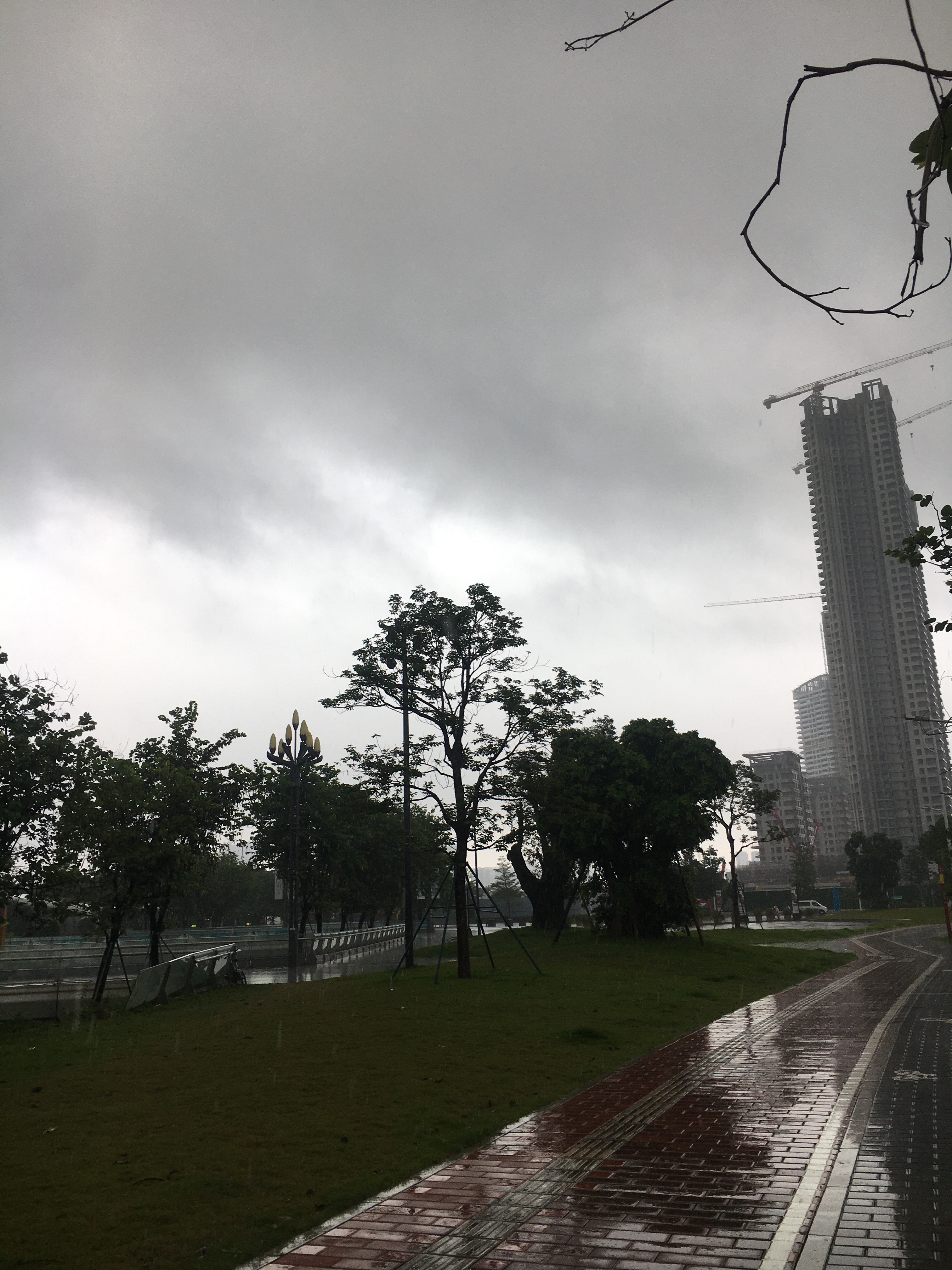 很烦雨天的广州 广州