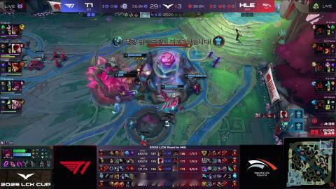 T1今天直接暴打HLE，3比0！T1暴打HLEHLE对战T1英雄联盟 ​​​