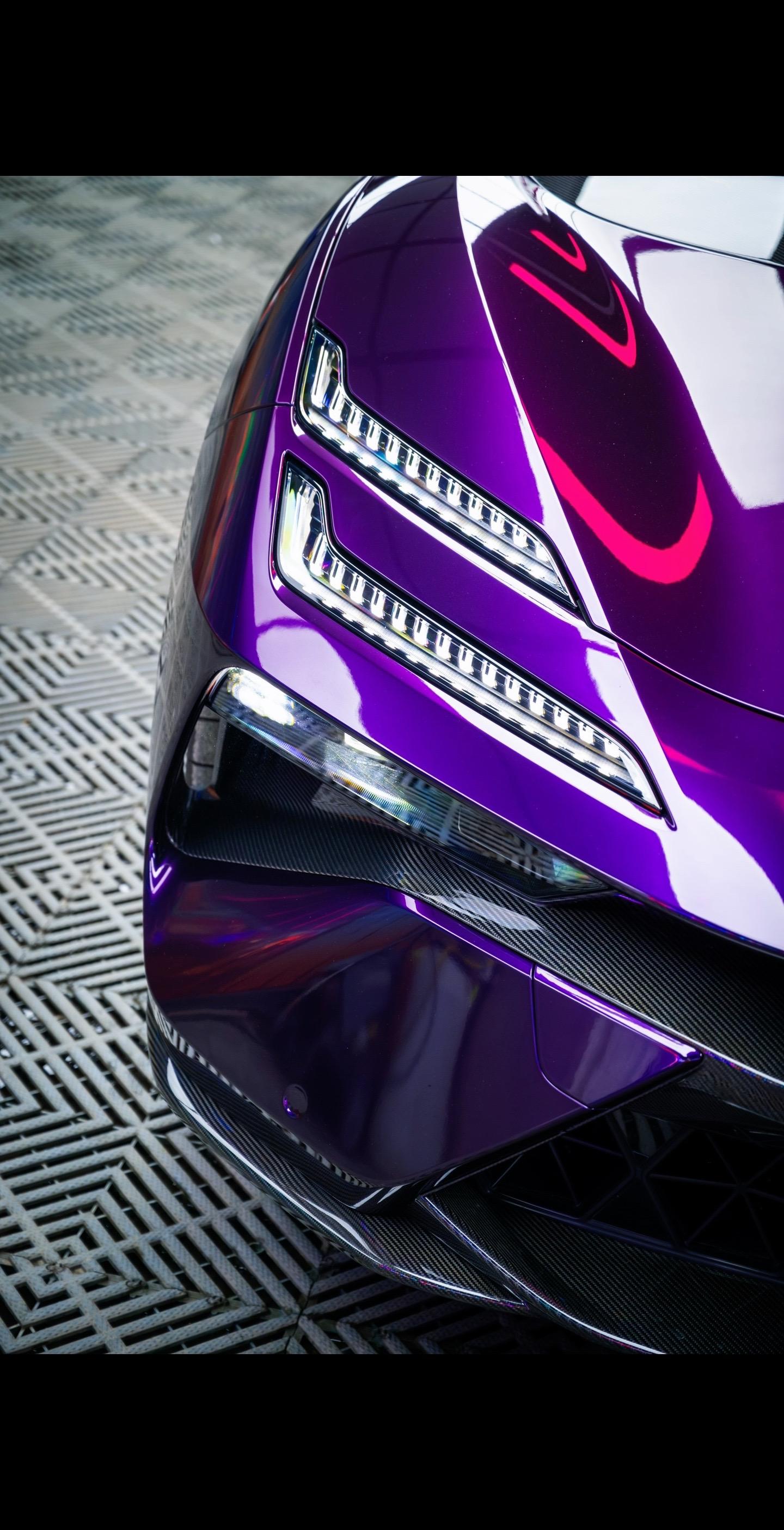 路特斯Emeya 极亮金属午夜紫
Inozetek改色膜案例 迈克