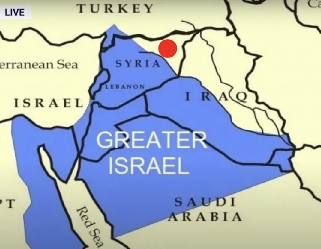 据说这就是 叙利亚  衰落的原因。“Greater Israel