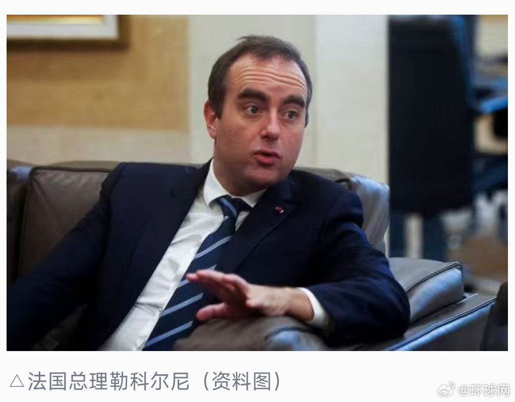 #法国总理勒科尔尼辞职##法国总理上任未满月便辞职#【法国总理勒科尔尼向马克龙递