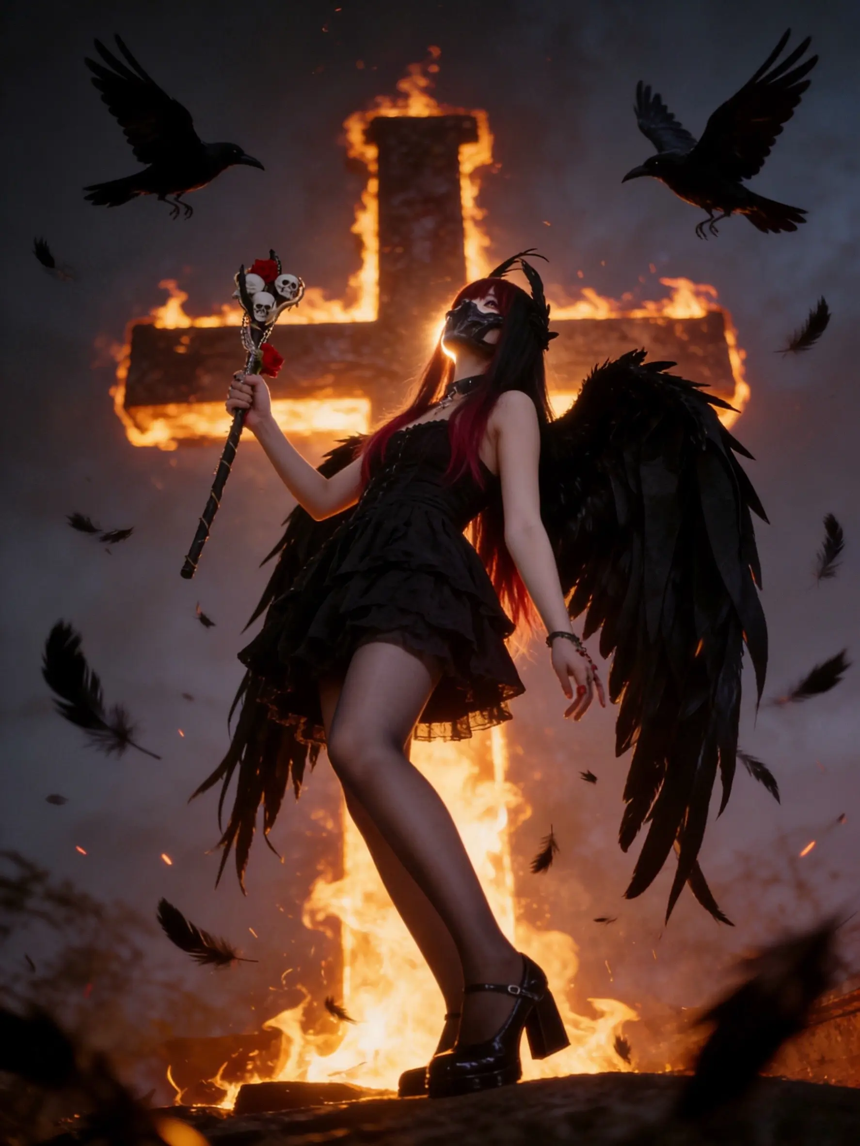 恨忮忌与诅咒，只会滋养一个女巫。