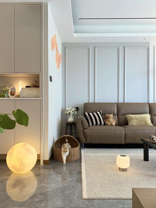 ⚫️⚪️🟤配色法，让我装出了梦想中的100平小家