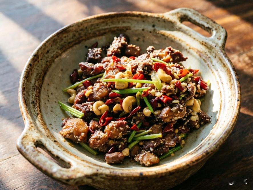 腰果辣子鸡

一、食材与调料（家庭3-4人份）

主料
- 鸡腿肉 500克（建