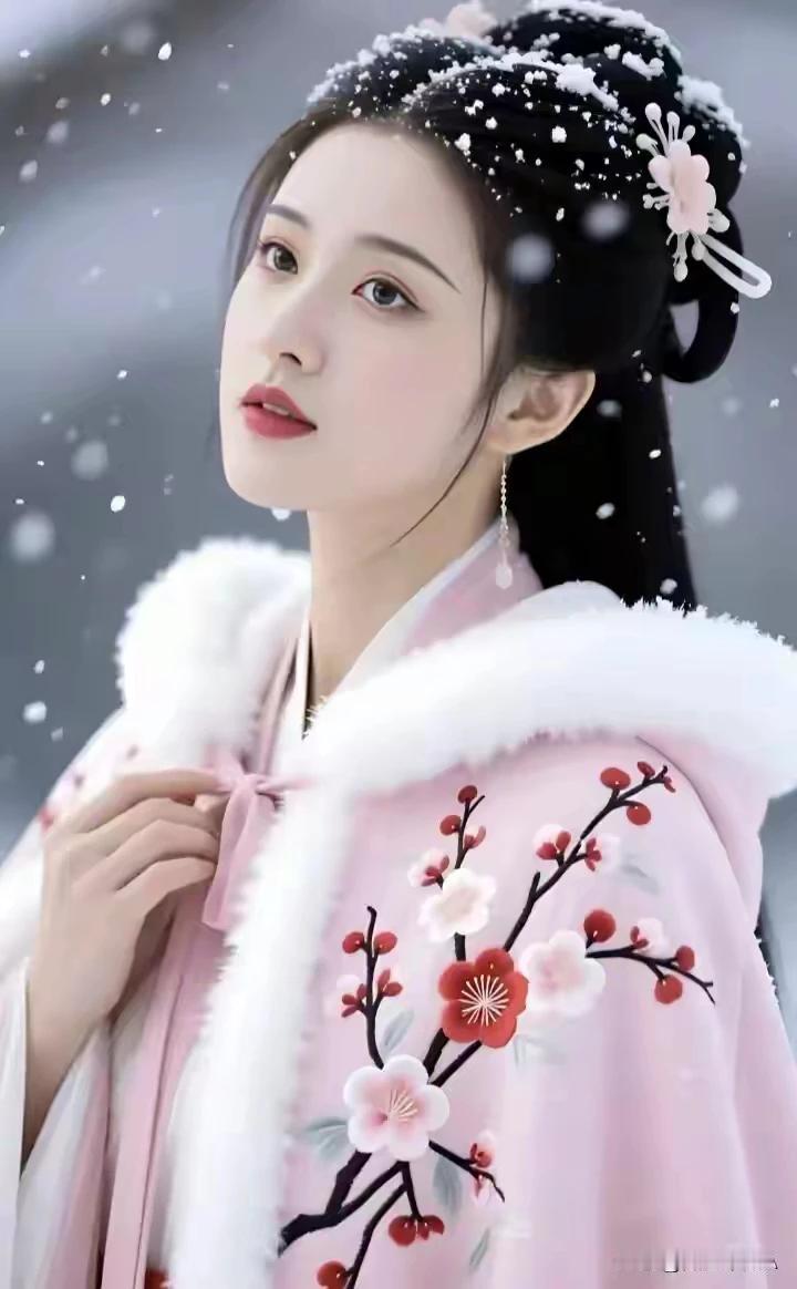 上联：雪落梅园诗满树
下联：相亲相爱喜迎春