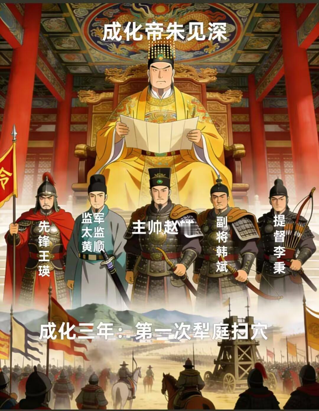 明宪宗朱见深的武力值为什么如此之高？
  根据《明宪宗实录》《平夷赋》等史料，成