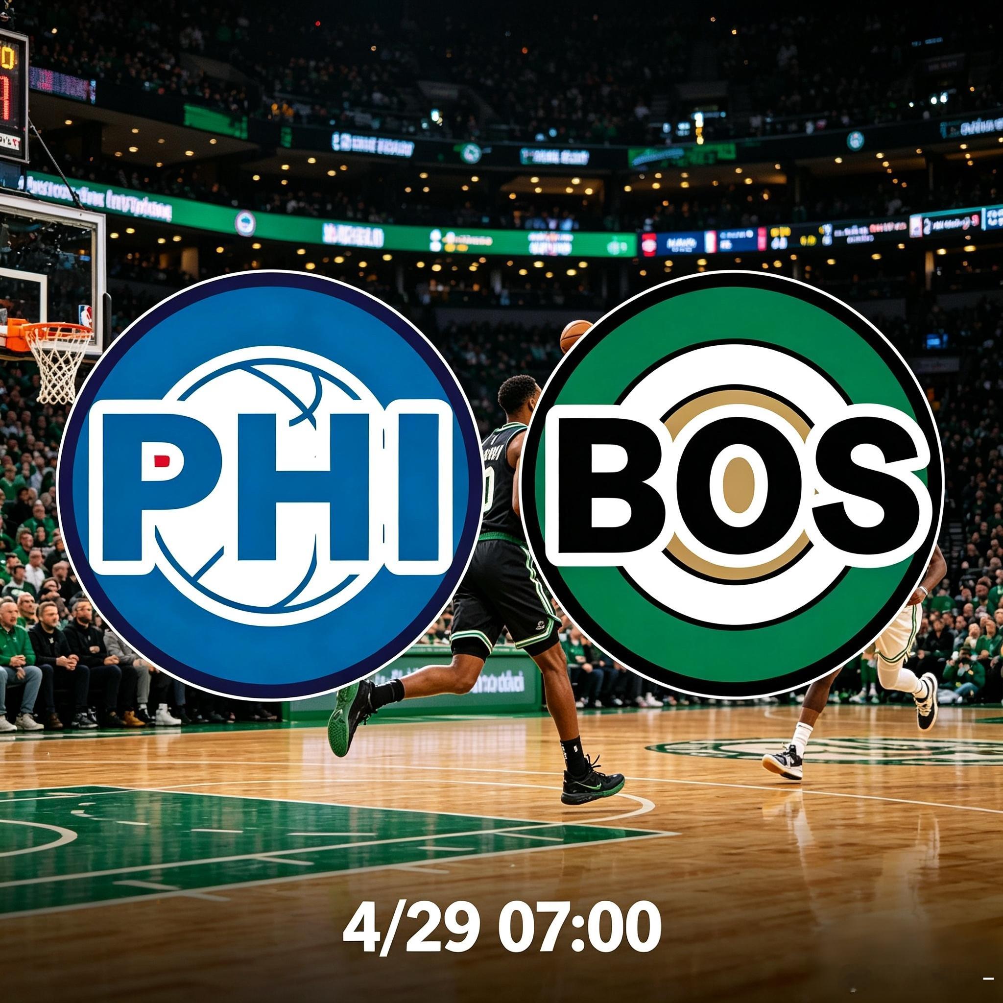 NBA东部强强对决费城76人 VS 波士顿凯尔特人⏰赛事信息：4月29日，比赛于