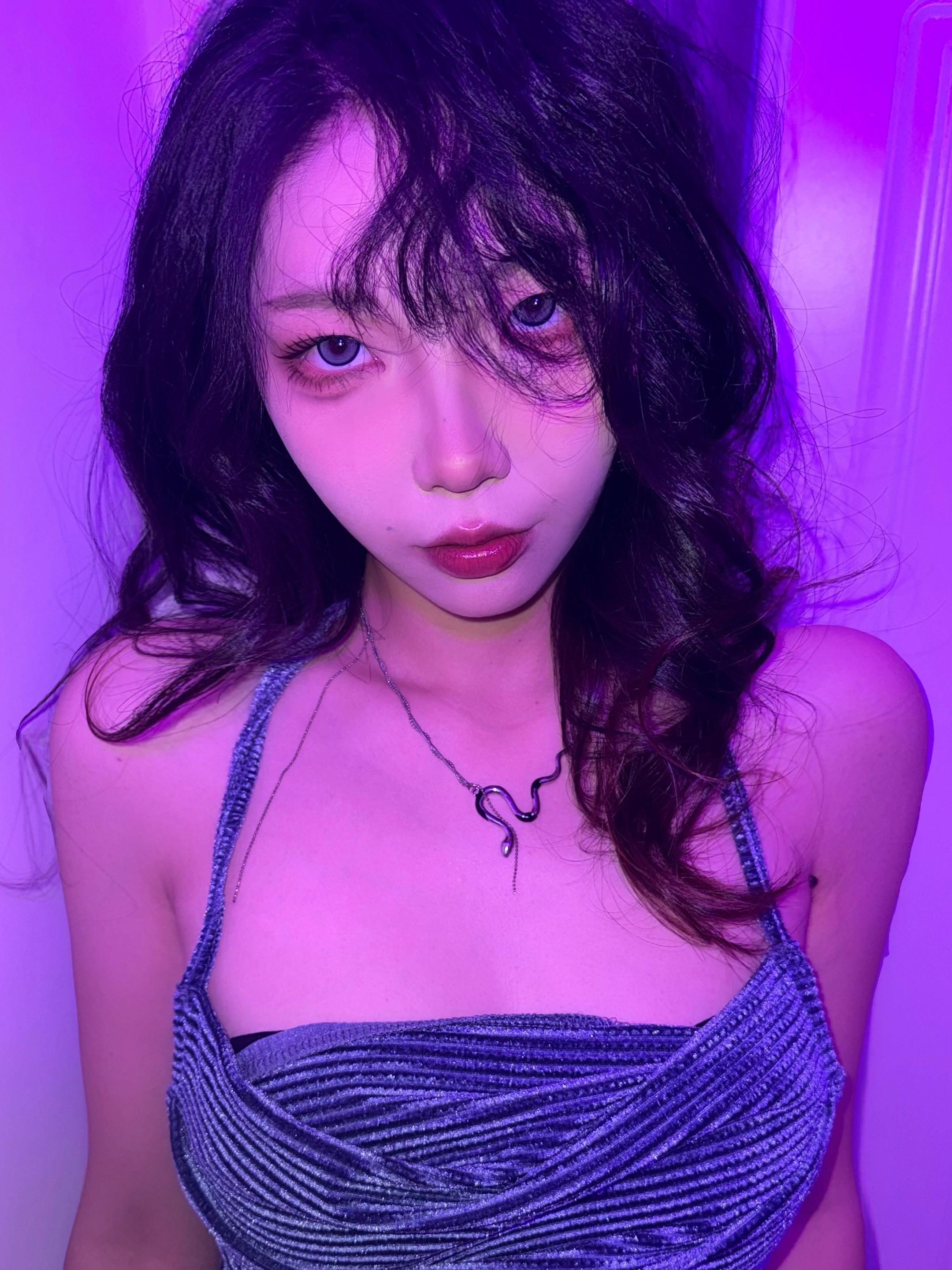 果然紫色比较有韵味。