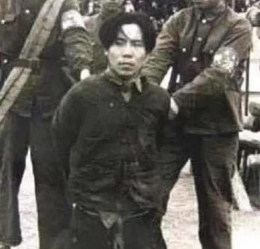 [太阳]1951年1月，戴笠的儿子戴善武被五花大绑，跪在地上即将被执行死刑。
