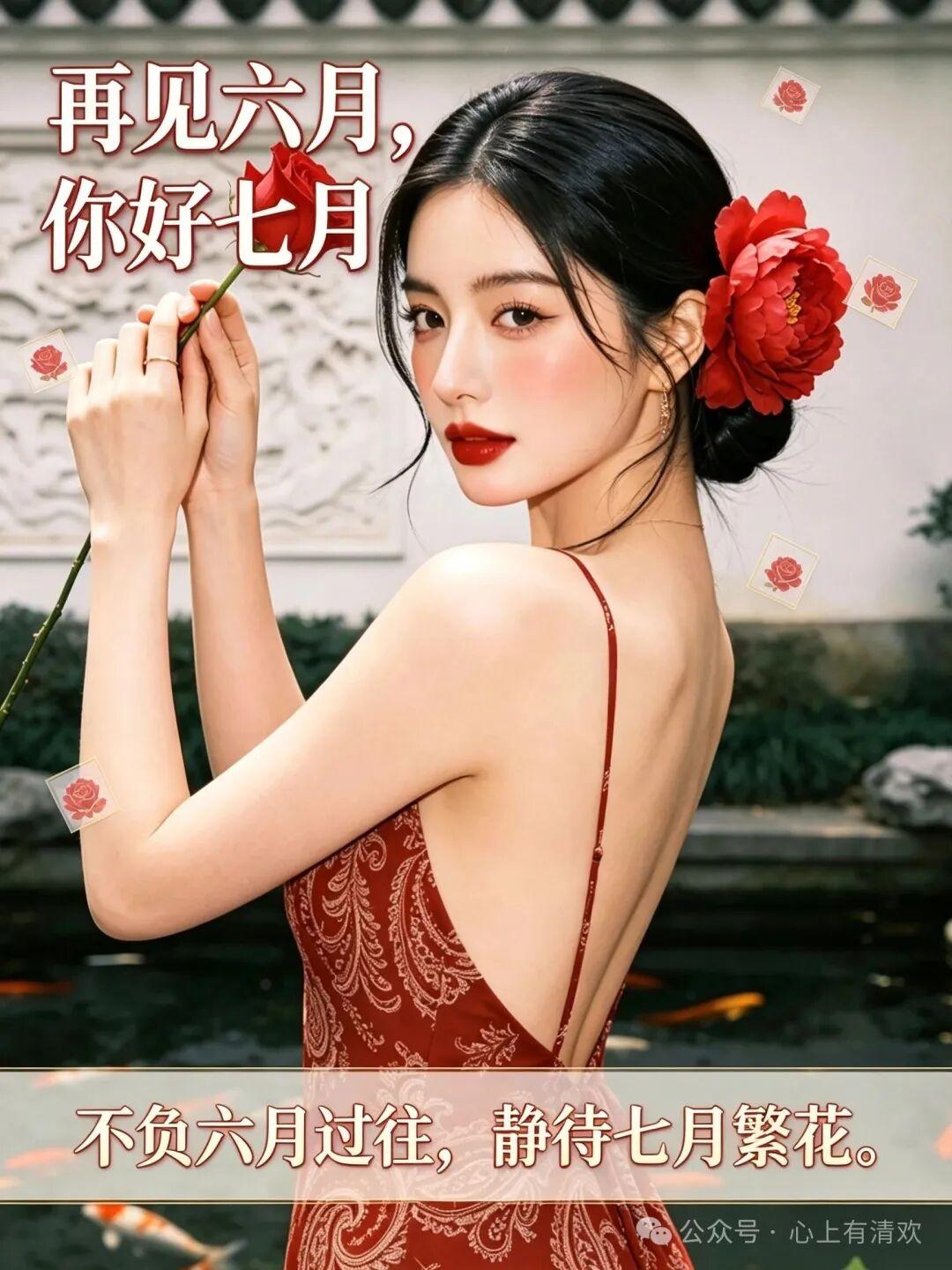 清晨安康🍃伴着窗外轻柔的夏风送上今日问候，圆满落幕的六月悄悄走远，充满无限可能