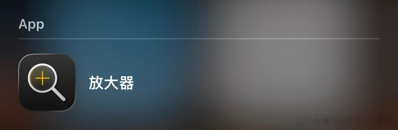 其实主要通过iPhone手机中「放大器」这个App，它的原理是摄像头镜头玻璃在滤