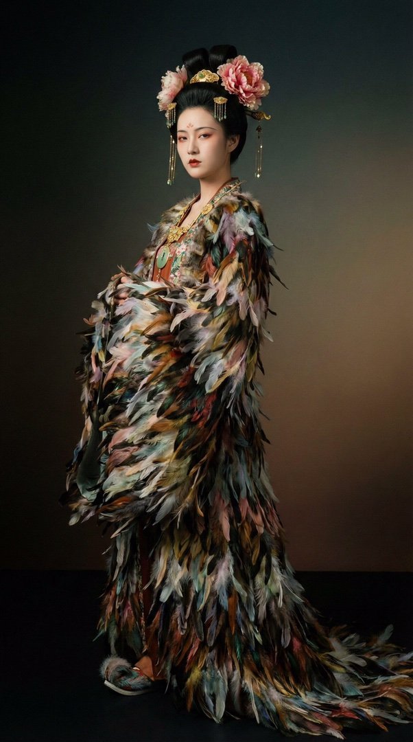 安乐公主·百鸟毛裙旧唐书记载：中宗女安乐公主，有尚方织成毛裙，合百鸟毛，正看为一