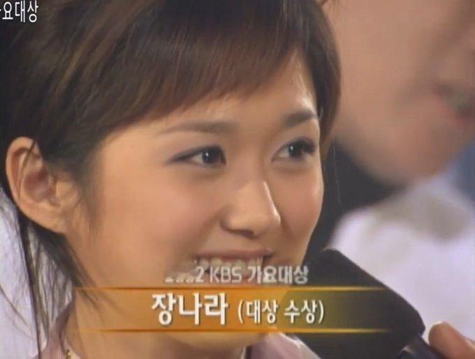 【X】张娜拉是唯一同时获得歌谣和演技大赏的艺人-2002 KMTV韩国音乐大赏（