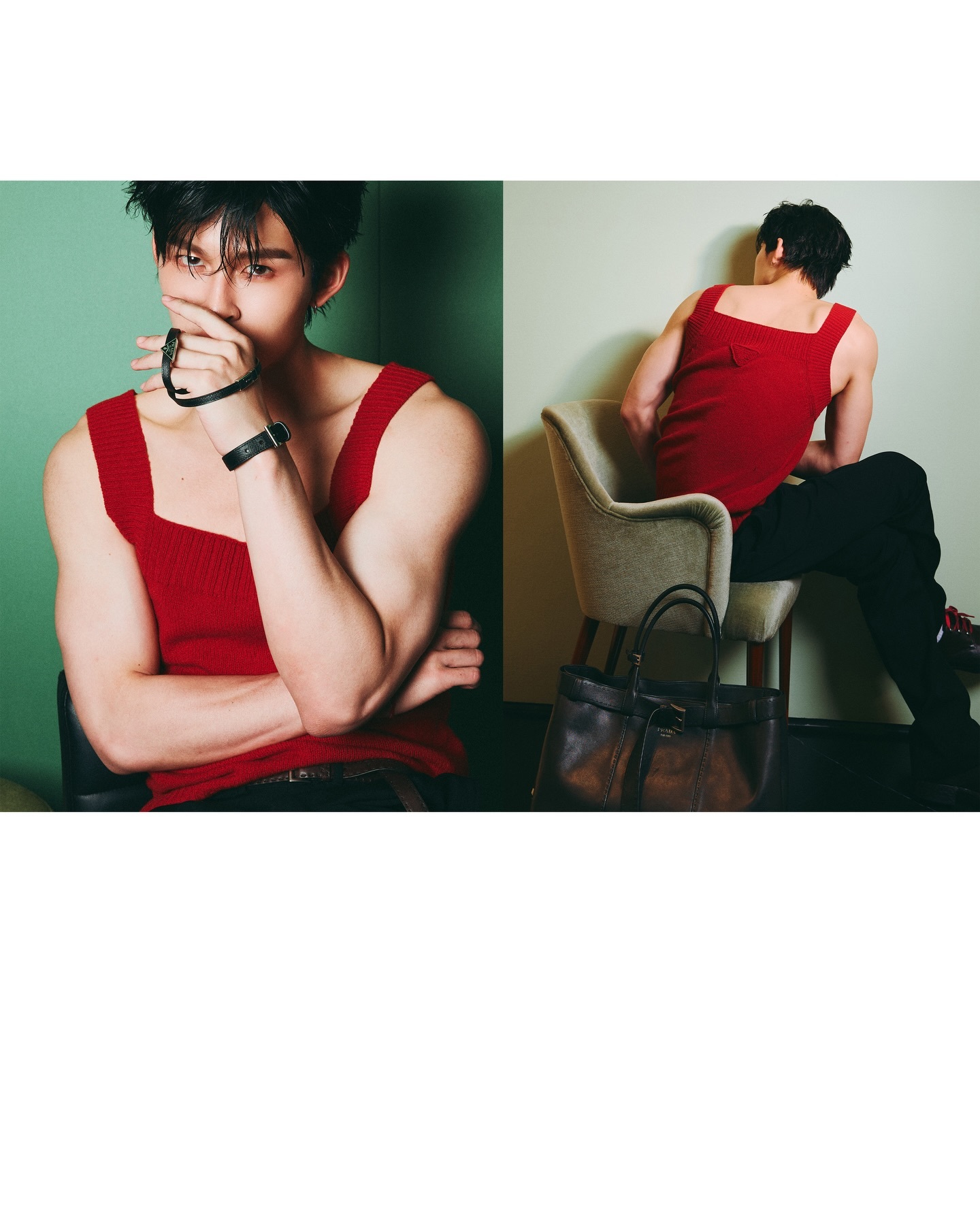 Pond Naravit ｜ PRADA  男装周米兰男装周 Pond Nara
