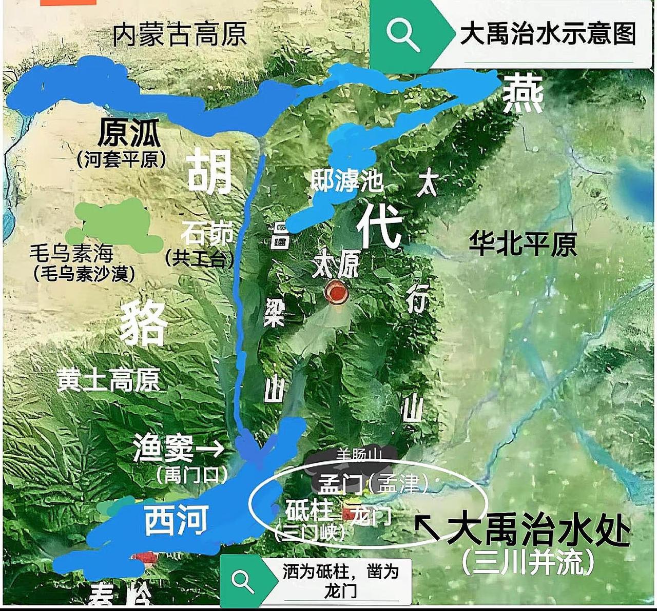 大禹治水全景图