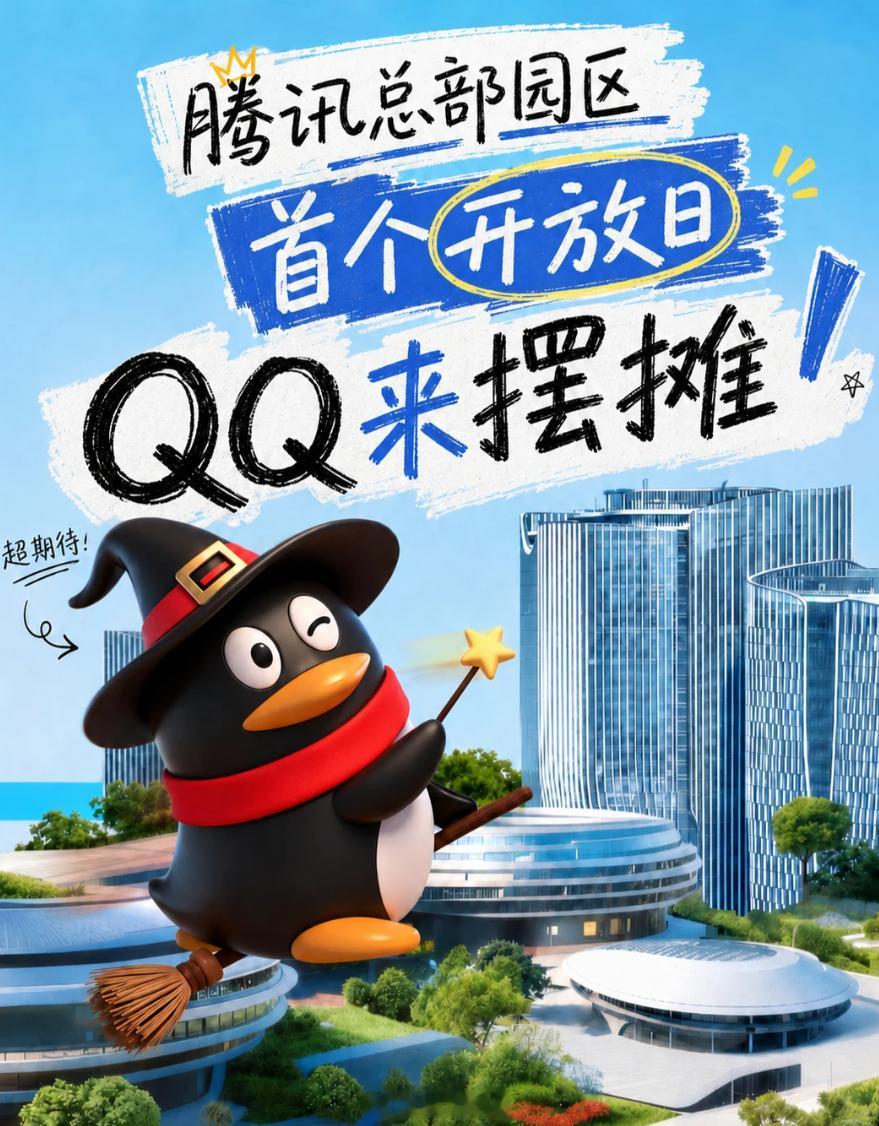 5月30日-31日是企鹅开放日，腾讯各大产品线集体摆摊营业。对腾讯感兴趣的朋友，