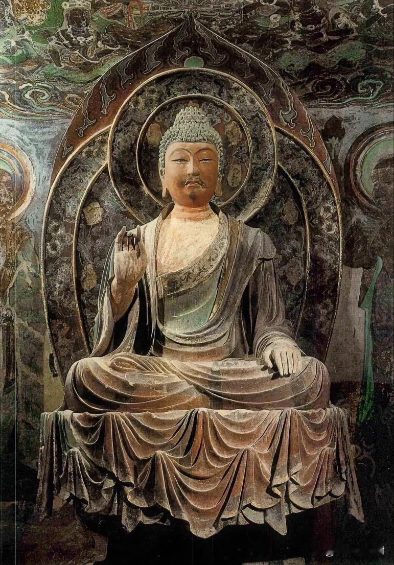很多人都搞错了！佛像并不是佛
 
凝视眼前这尊敦煌莫高窟彩塑，很多游客第一眼，都
