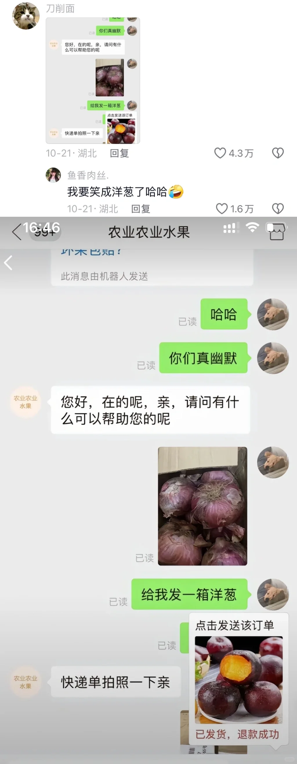 给我笑成大奋了。。