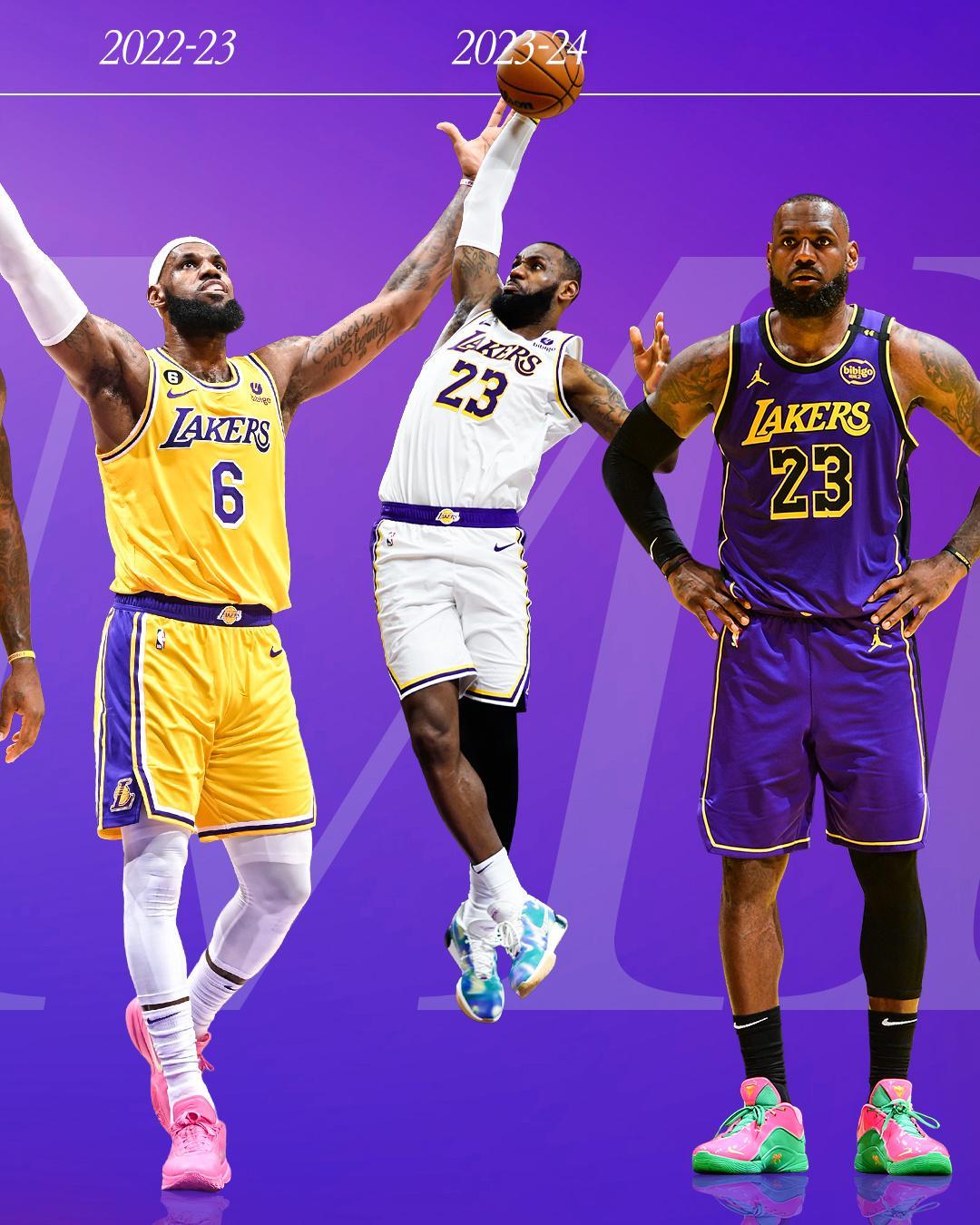 ESPN晒出詹姆斯生涯历年长图，这也有点太长了