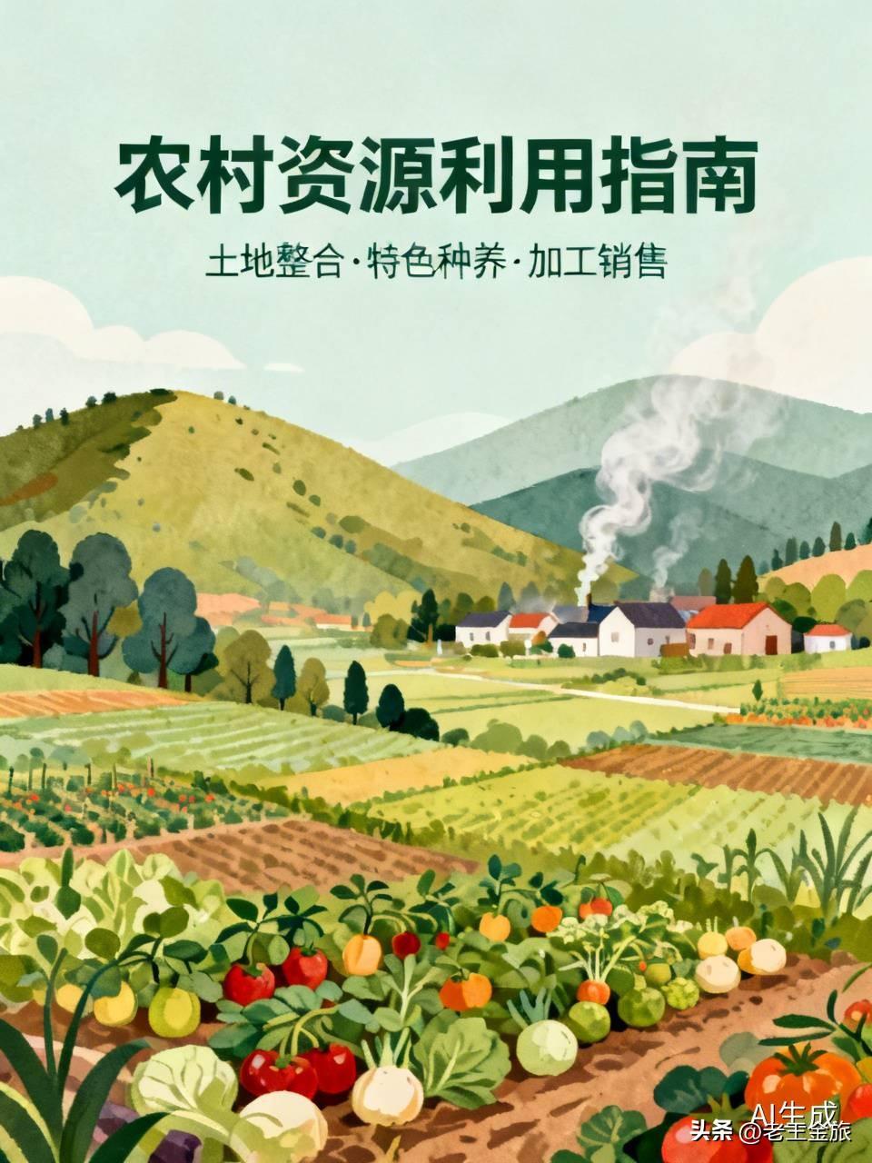 利用好农村资源，能开启致富新大门。农村土地是核心资源，不过现状存在碎片化、闲置化