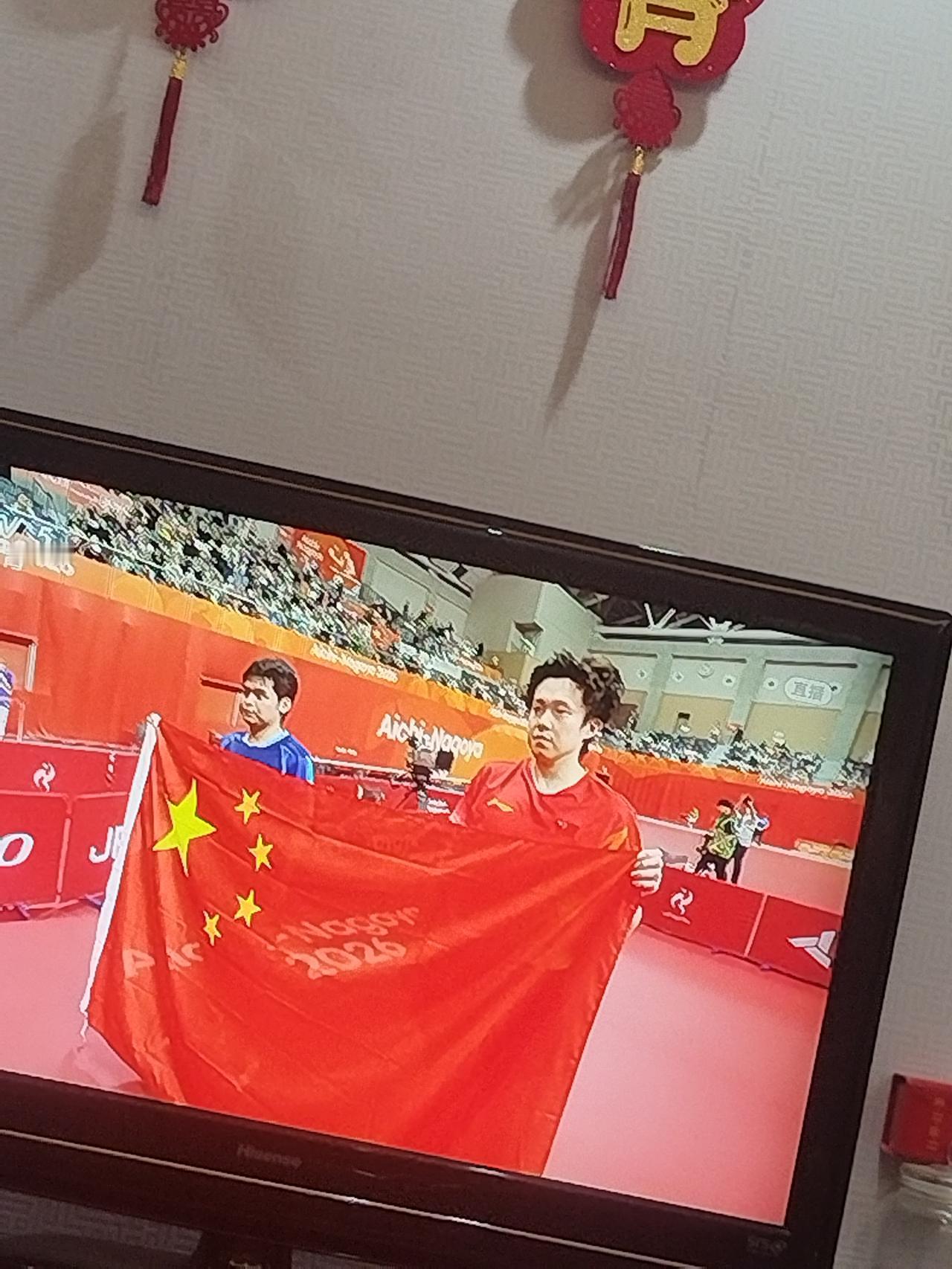 就在刚刚林诗栋4：0横扫王楚钦，勇夺亚运会男子单打金牌，这也是林诗栋在本届亚运会