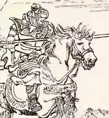 哪位三国演义人物 此人乃三国演义中的人物，是一位诸侯的部将，典型的嘴强...