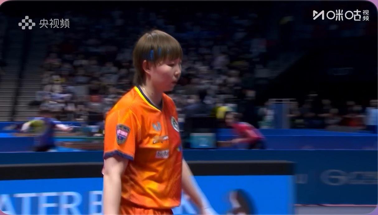 孙颖莎2-1朱雨玲朱雨玲不发力啊把莎莎搞得有点小难受但莎莎还是一流的解题能力