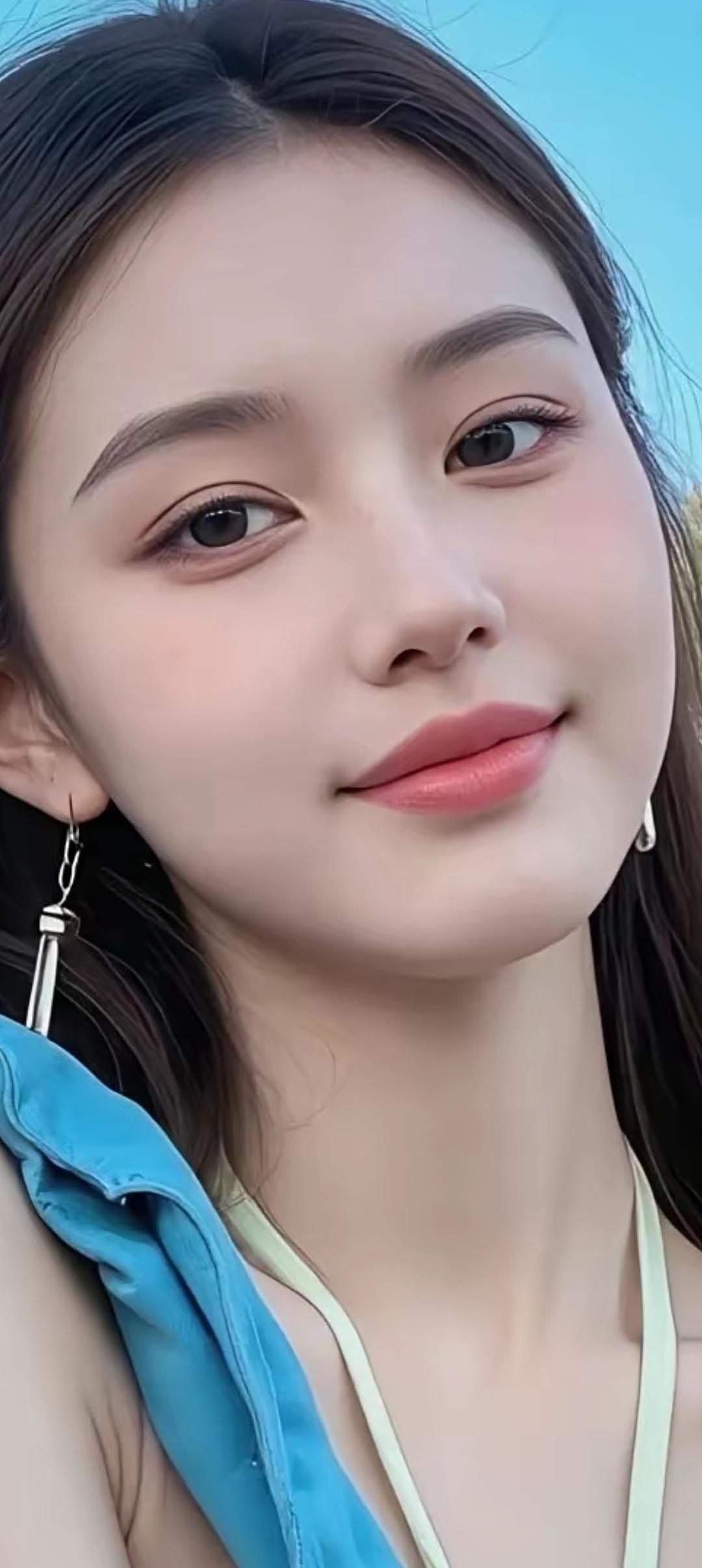 夏日清新自拍，阳光下的微笑