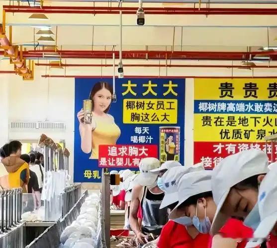 椰树饮料的“胸”器营销：20年擦边，终将擦掉品牌根基！
当“大大大，椰树女员工胸