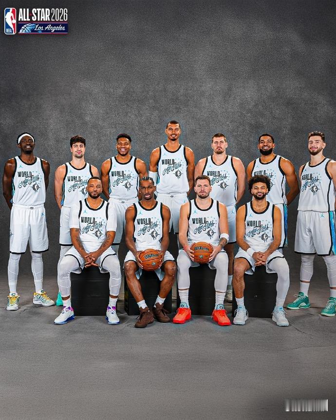 这支世界队要是认真打，美国球员真的没法赢！

世界队成员：亚历山大、东契奇、字母