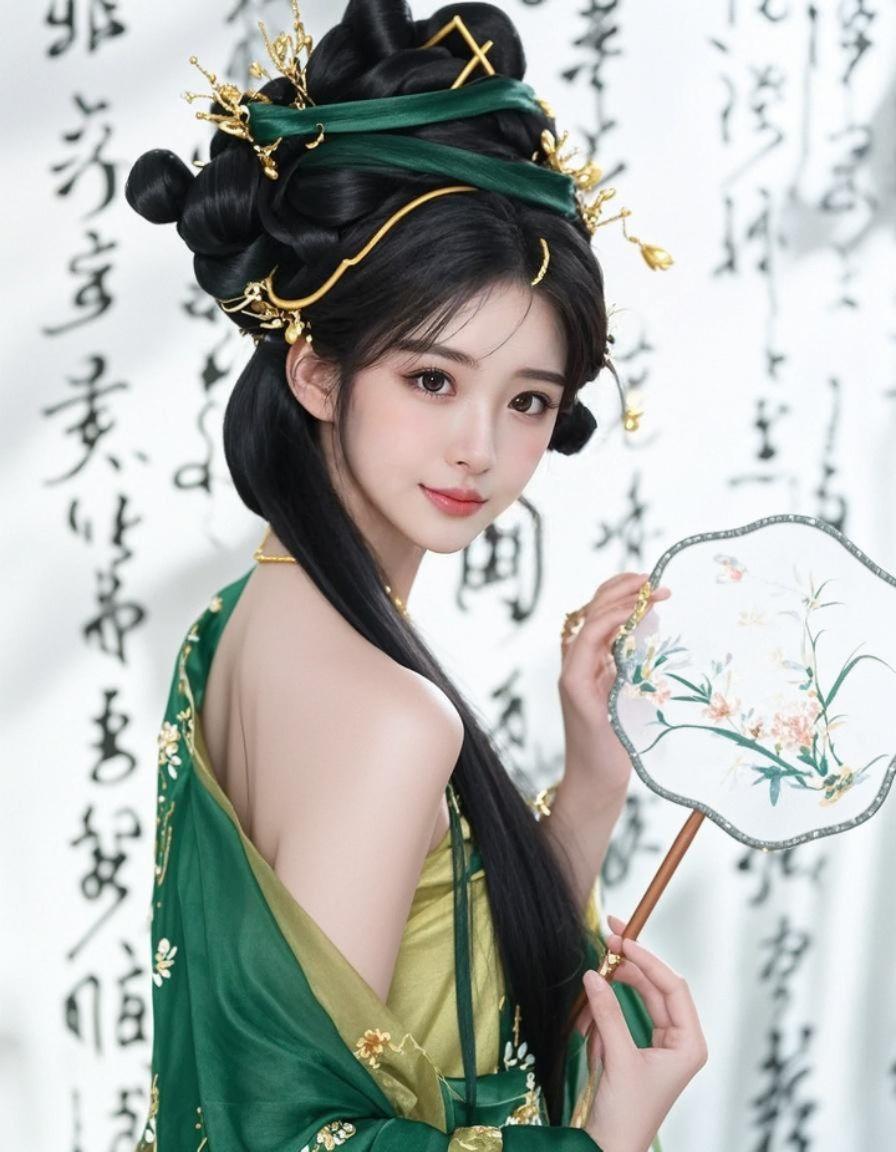 墨韵佳人 原来ai写真可以这么美 人生总得有一套ai写真吧 谁拍谁好看...
