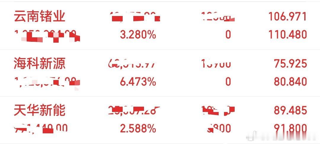 今日操作：开盘梭哈云南锗业，如期涨停水下7个点加仓天华新能，目前微红再布局海科新
