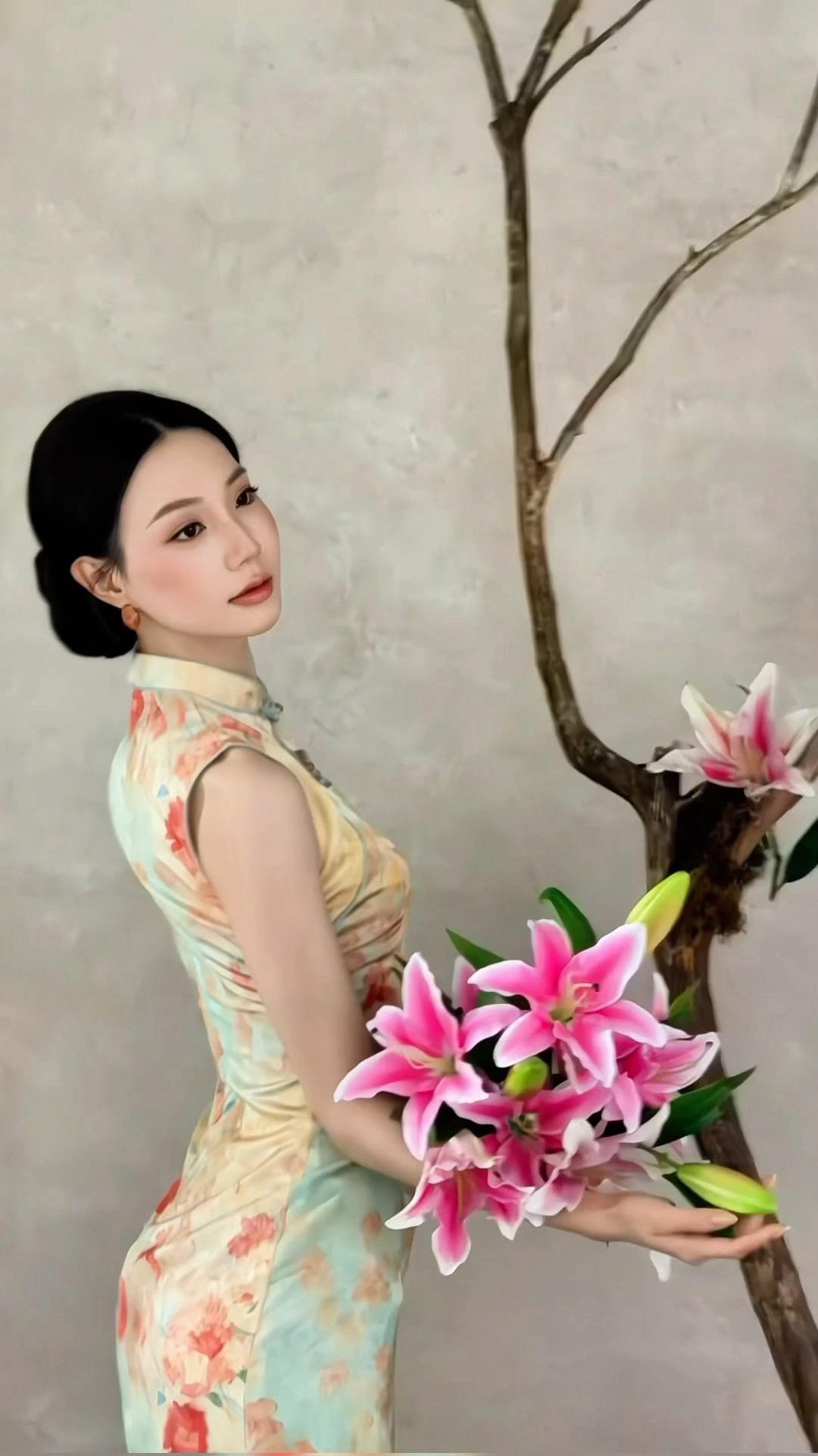 东方美学风格 拍摄花絮 华籍美人