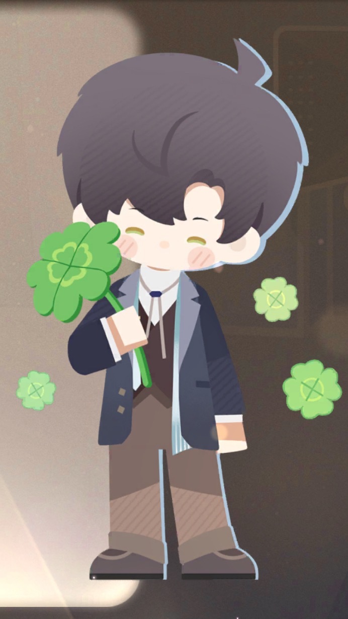 四叶草的花语是幸运 所以：幸运幸运 也请降临黎深手心🍀   
