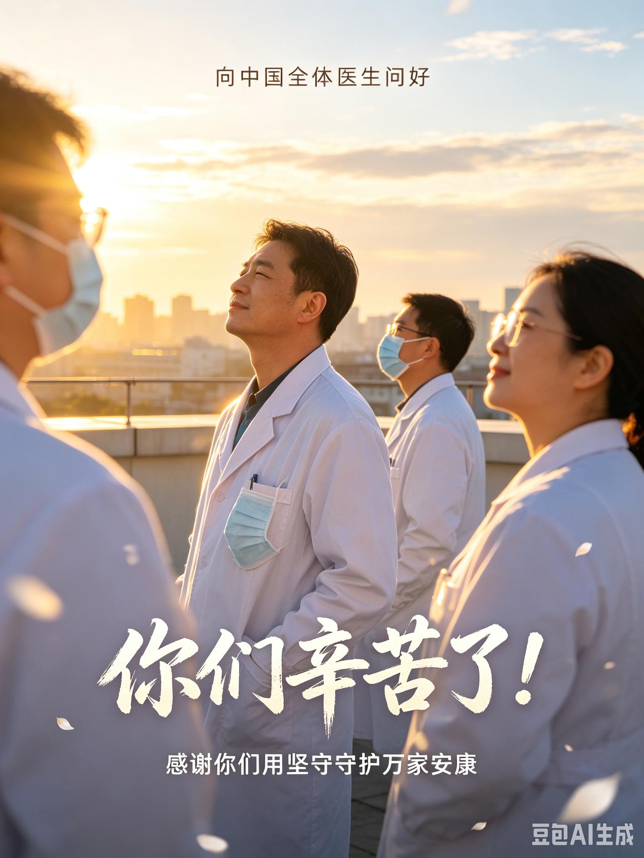 2026年8月19日，第九个中国医师节与浪漫七夕温柔邂逅，当全城浸在团圆与温情的