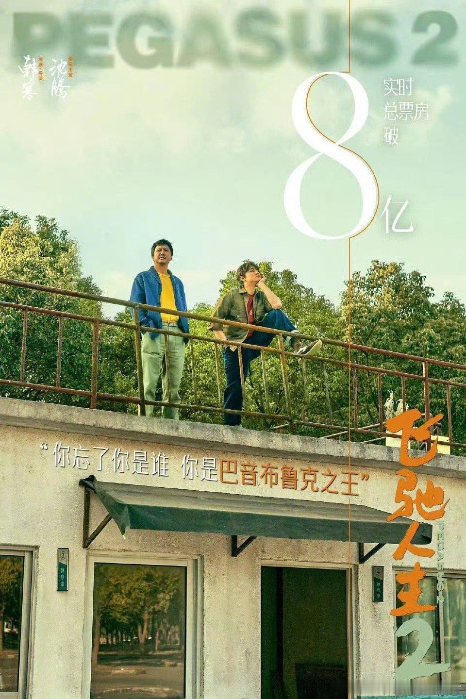 #飞驰人生2票房破8亿# 据灯塔专业版实时数据，截至2月12日0时0分，影片《飞