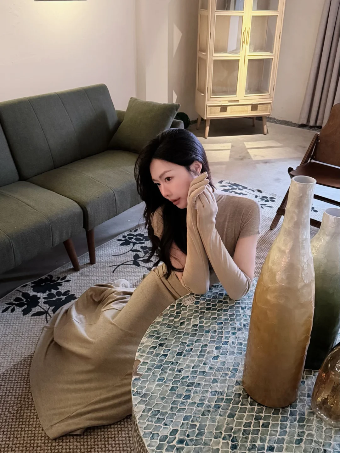 温温柔柔的燕麦色