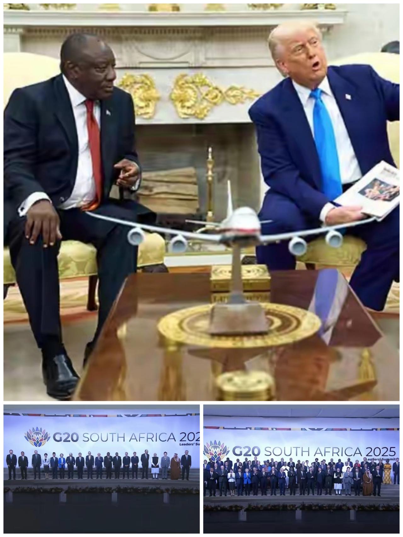 美国抵制南非举办的G20领导人峰会。其实不管是谁主办G20领导人峰会，特朗普政府