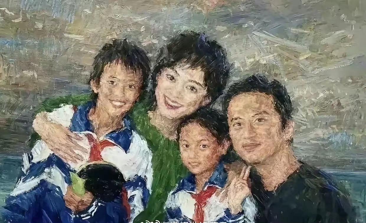 这是孙俪画的油画，画的真好看，太有才华了