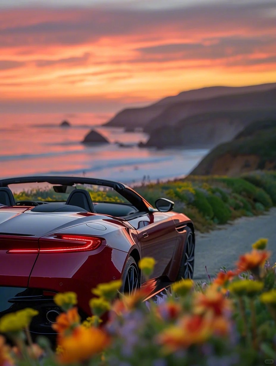 敞篷的季节要来了，置身于山河湖海，与阿斯顿马丁携手浪漫~豪车超跑跑车汽车分享