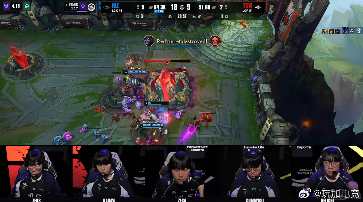 恭喜HLE首战MSI3-0 战胜TSWRNG子公司起诉姿态Letme万坤HLE首