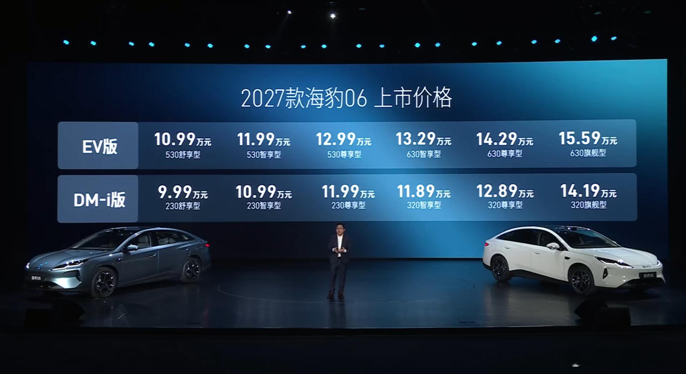 2027款比亚迪海豹06，售价9.99万起！ 