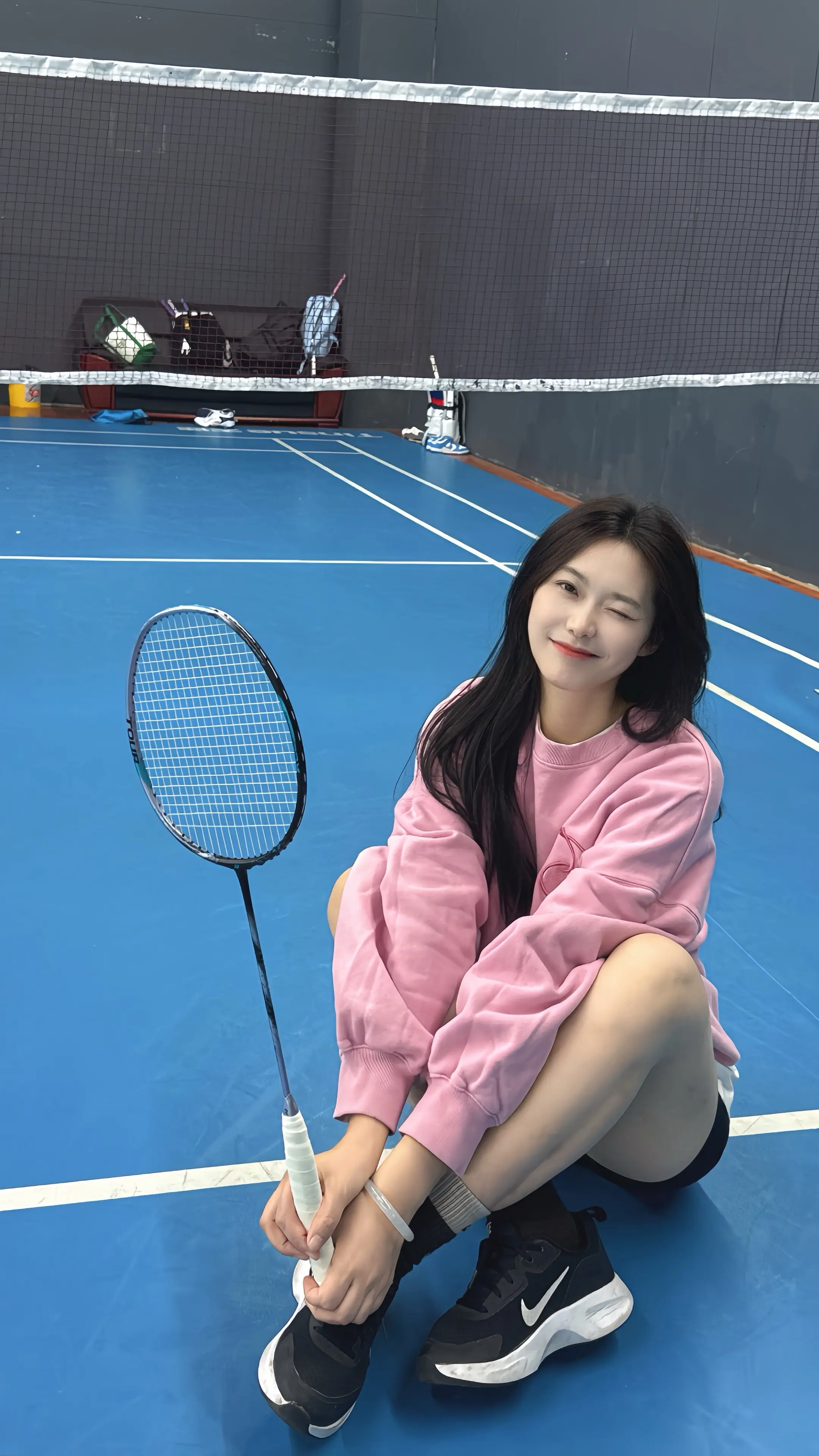 谈恋爱会输，和我打羽毛球稳赢  今日是运动Girl🏸️