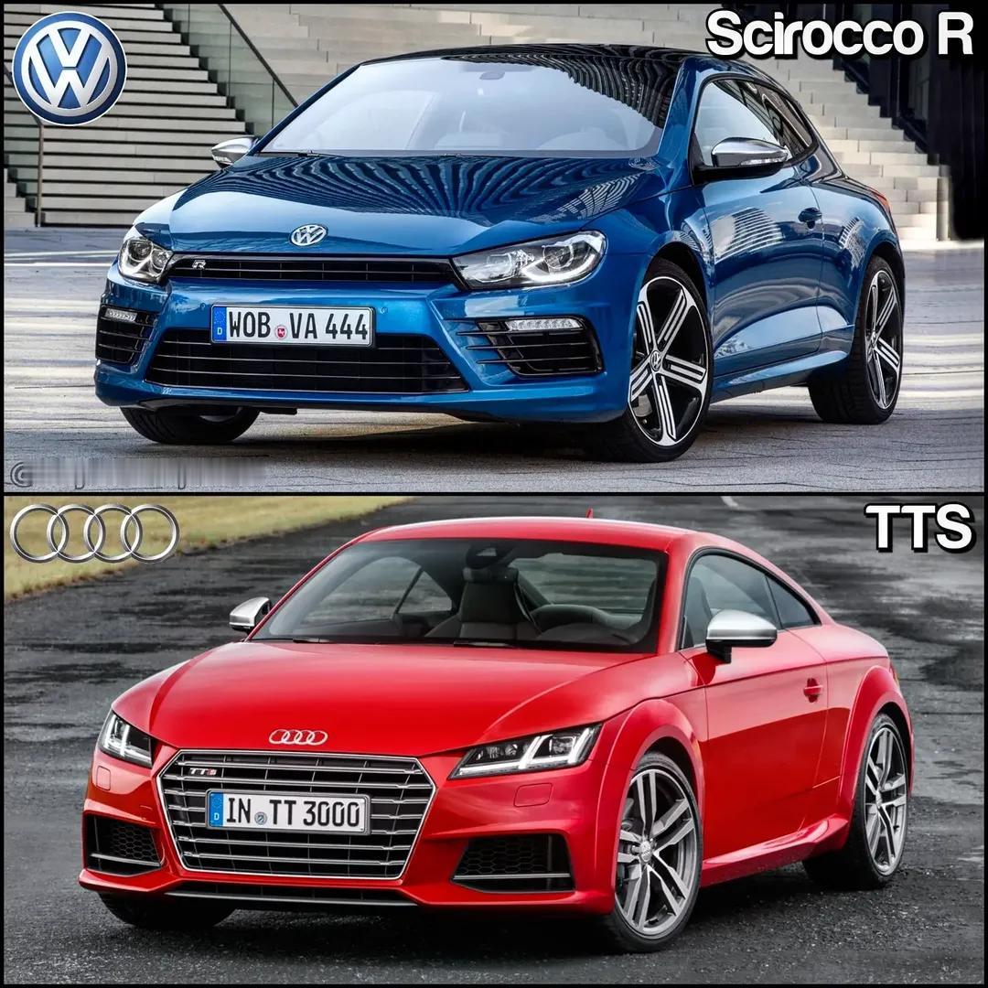 二手小钢炮之战：大众 Scirocco R vs. 奥迪 TTS 🚀

在“性