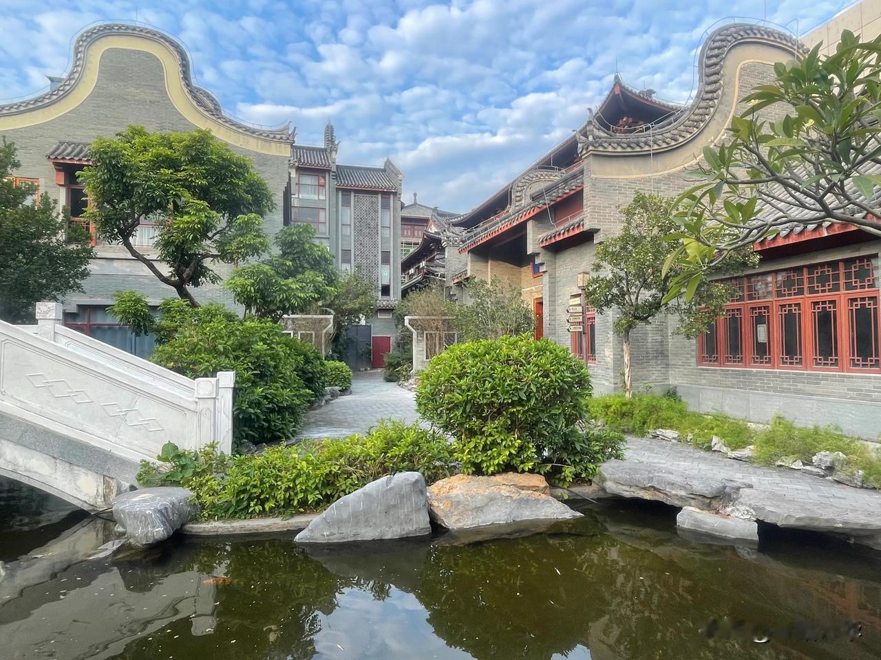 在中山市的某个清晨，难得有时间自己与自己和云和鱼在一起。
    清晨鸟儿似乎