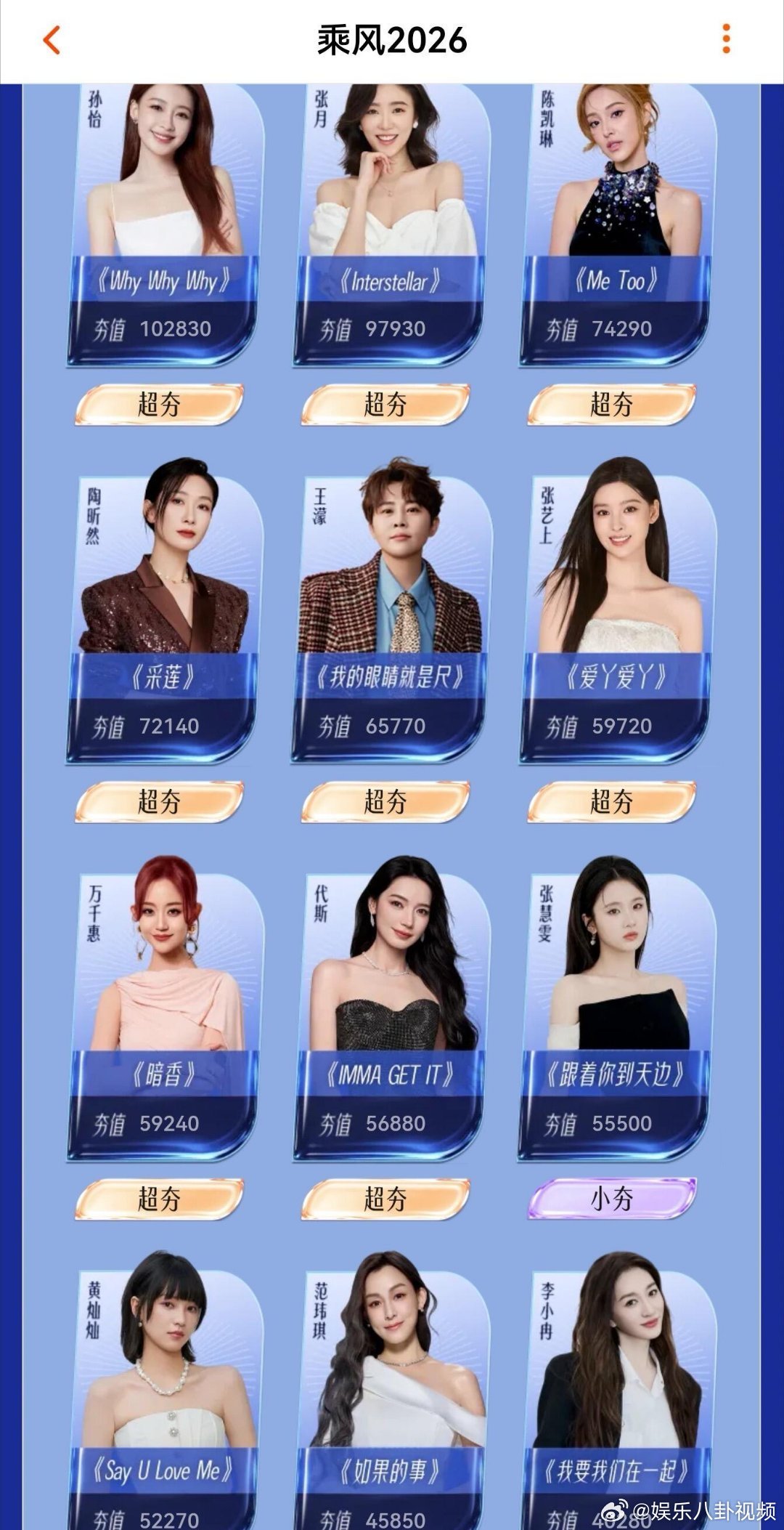 初舞台 一天淘汰一人乘风初舞台直播乘风2026谁能想到初舞台就这么卷，一天淘汰一