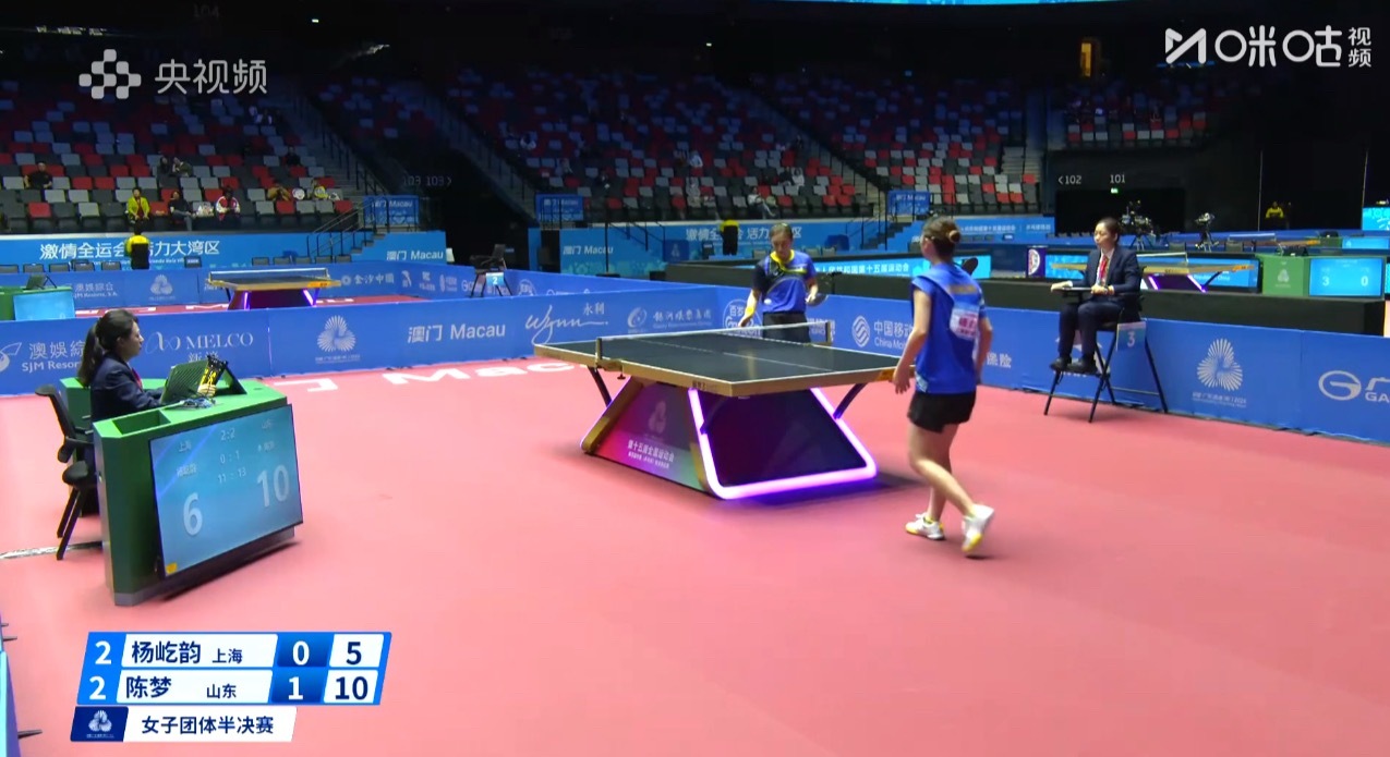 陈梦2-0杨屹韵 