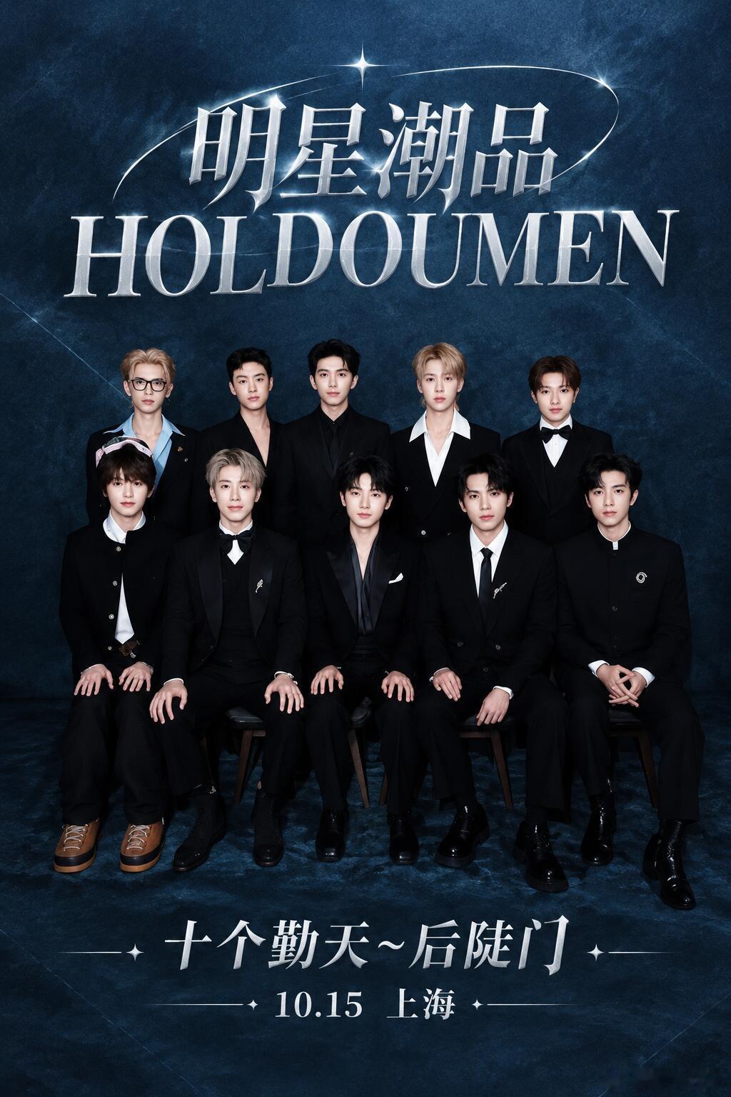 十个勤天嘉宾：十个勤天～后陡门活动：明星潮品 HOLDOUMEN时间：15号地点