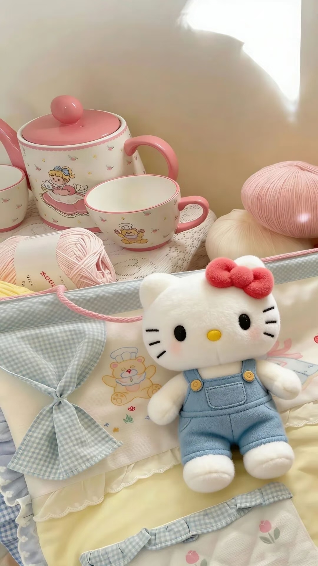 𝐒𝐡𝐚𝐫𝐞丨HelloKitty卡通壁纸｜ins壁纸 